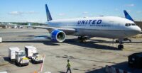FILE PHOTO: United Airlines planes are seen at the tarmac at Newark International Airport in Newark, New Jersey